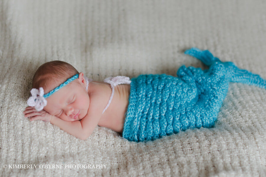 crocheted mermaid tail