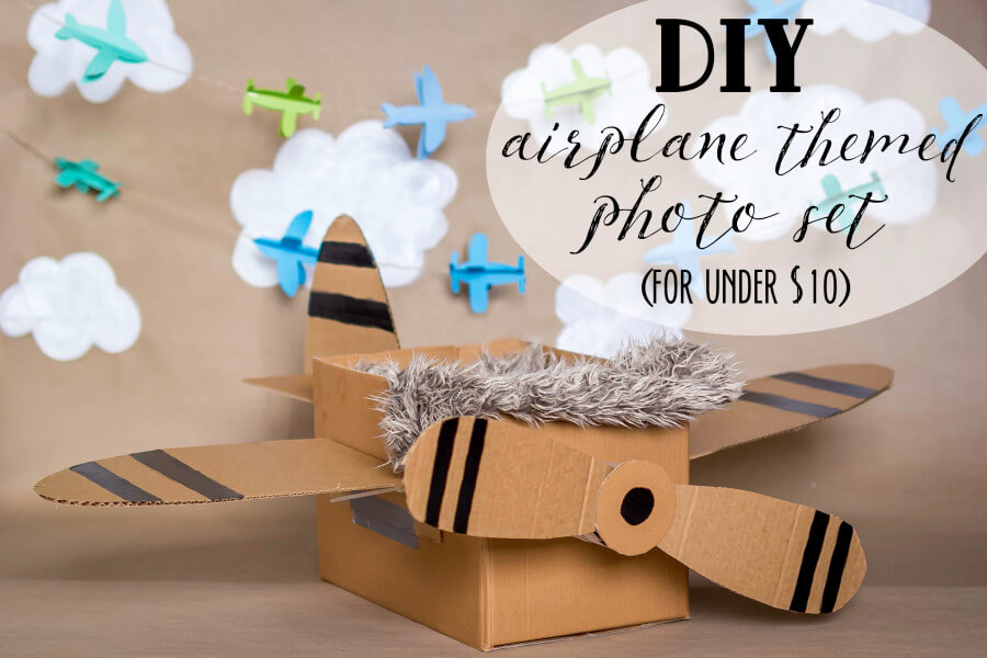 DIY Airplane Photo Set